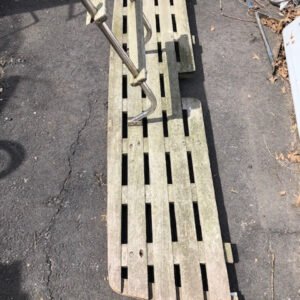 Teak Platform 77.5" by 17"